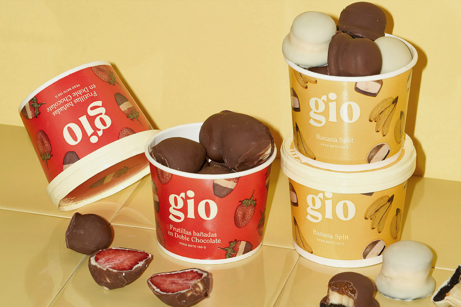 Gio Chocolates Rebranding and Packaging by Estudio Nuar